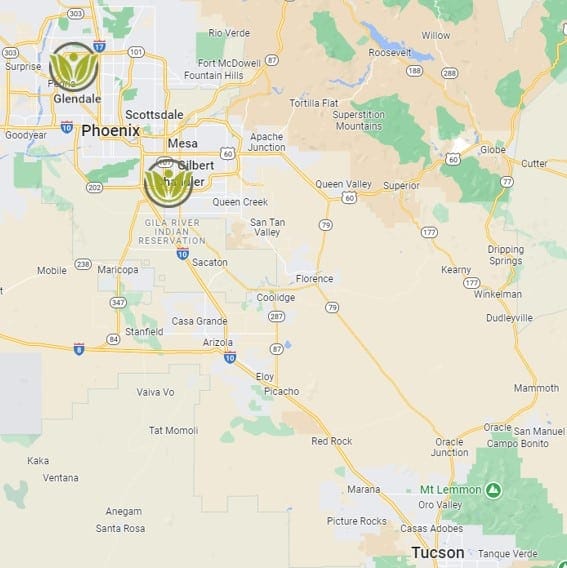  Tucson Map